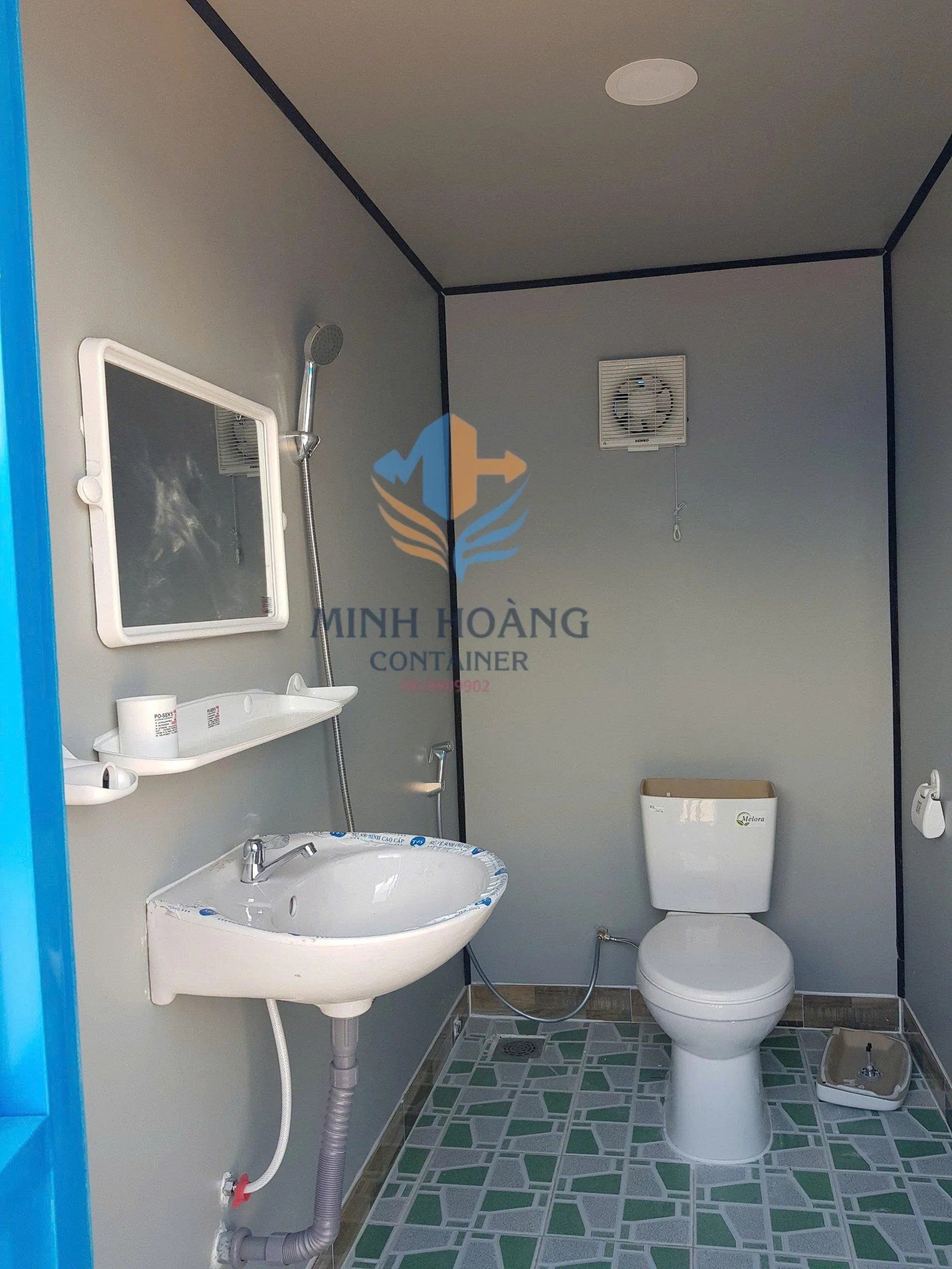 Container Toilet 10 Feet Xanh Dương